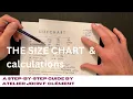 THE SIZE CHART Calculations