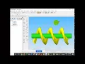 Exercise 15 Archimedes screw SolidEdge V20 machine design tutorial CAD Mechanical Engineering