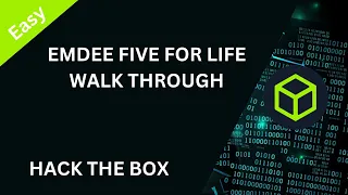 HackTheBox - Emdee Five for Life challenge walk through