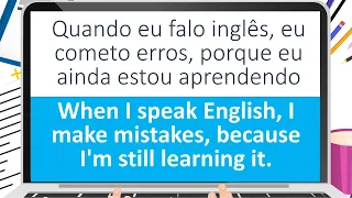 AULA DE INGLÊS PARA CONVERSAÇÃO, APRENDA INGLÊS MAIS RÁPIDO #059