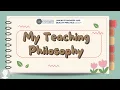 My Teaching Philosophy