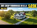 Dirt-Cheap New York State Farmhouses for sale with Massive Acreage Real Estate Goldmines