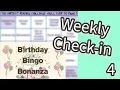 Bingo Boards Weekly Check-in 4 HRCYED and Birt ay Bingo Bonanza