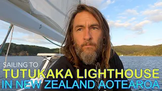 Anchoring at Tutukaka in New Zealand and Visiting the Lighthouse on Kukutauwhao Island