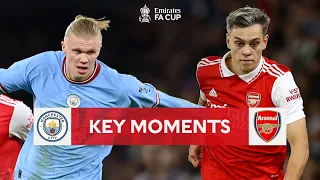 Manchester City V Arsenal Key Moments Fourth Round Emirates FA Cup 2022 23 