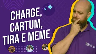 CHARGE, CARTUM, TIRA e MEME são textos? [Prof. Noslen]