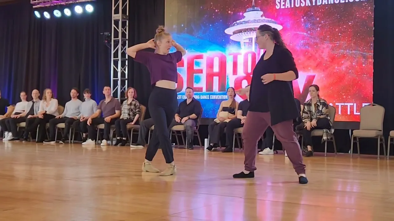 "Space Ghost Coast To Coast"Mahala Fedor&Jenna Schimek-4th place Ad/All-StarsStrictly Finals S2S2023