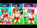 BIRTH to DEATH of the STRONGEST PLAYER in Minecraft!