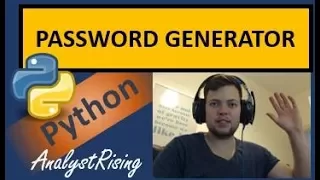 Python 3 6 Creating a RANDOM PASSWORD GENERATOR