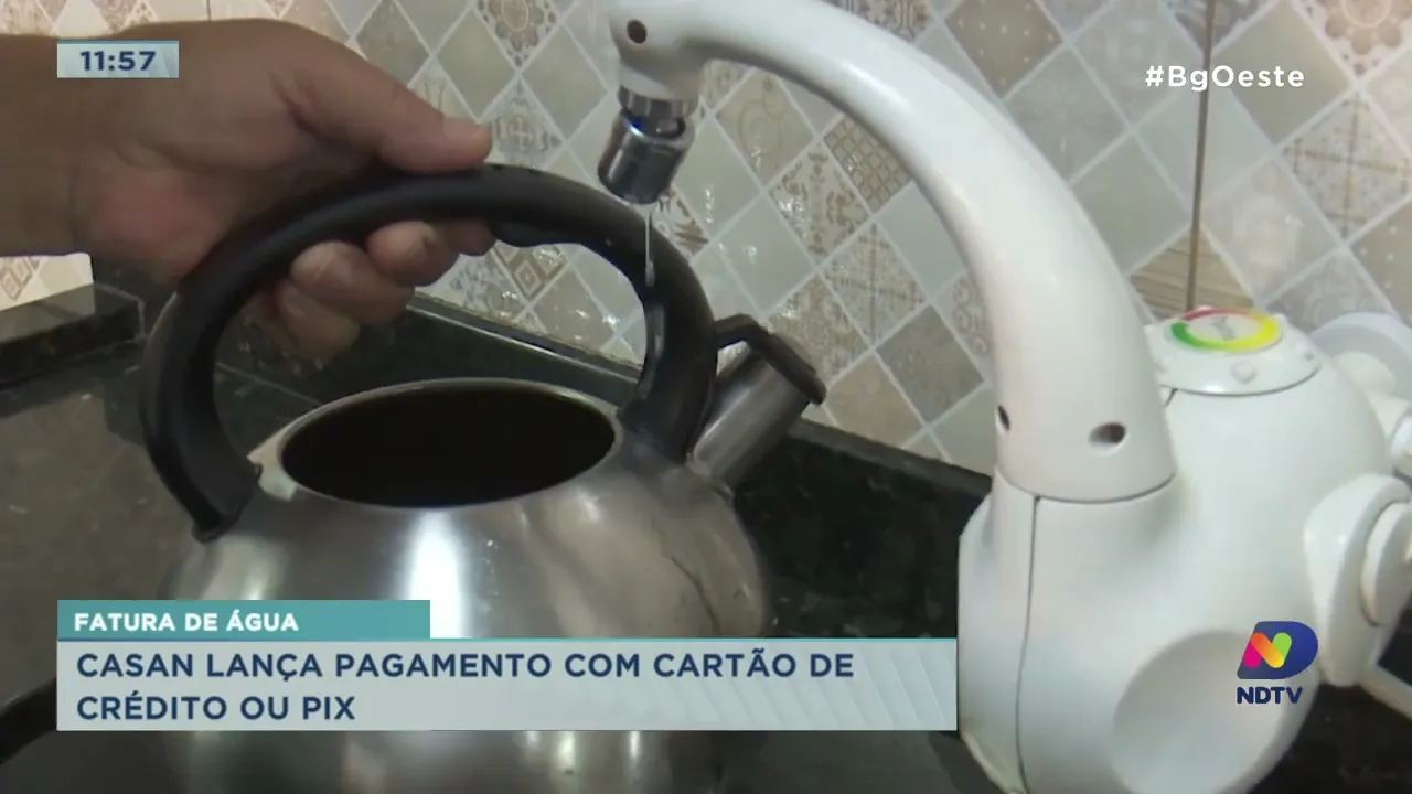 Casan lança pagamento com cartão de crédito ou pix