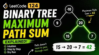 Leetcode problem 124 Binary Tree Maximum Path Sum Level Hard python
