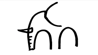 How to draw An Elephant 🐘 Step by Step for beginners || Elephant Drawing By Floating Pen 