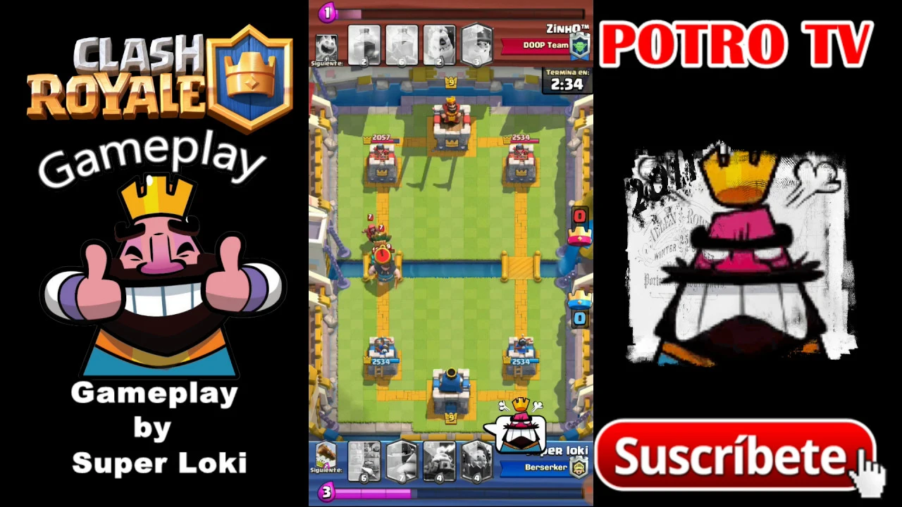 CLASH ROYALE - Gameplay 3 - Batalla Epica