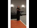 LaNia White singing “He Has His Hands on You” by Marvin Sapp