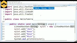 What is LINKED HASH SET in java Collection framework in java Java tutorial for beginners