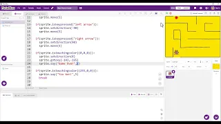 MAZE RUNNER GAME USING PYTHON IN PICTOBLOX