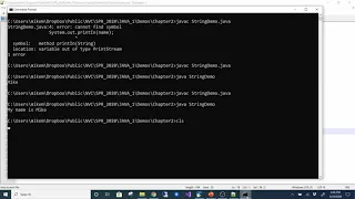 Java 1 Spring 2020 - Chapter 2 Part 1
