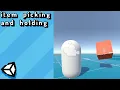 Unity C Object holding picking
