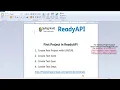 ReadyAPI First Rest Test Case in ReadyAPI