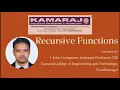 Recursive Functions