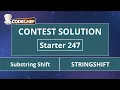 Substring Shift STRINGSHIFT Starter 247 CodeChef Solution