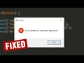 FIX - Encountered an improper argument MPC-HC Cannot play next file