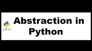Python Bangla Tutorials 57 Abstraction in Python