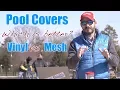 Solid Vinyl vs Mesh Inground Winter Pool Cover Which is Better
