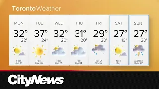 Toronto under heat warning temperatures to feel like 46 C