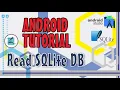 SQLite DB Tutorials - create read