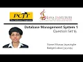 Data Base Task 16 Normalized Database table Java Institute Viharaa Jayasinghe