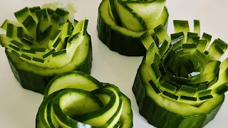 Simple and beautiful cucumber flowers