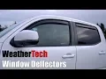 WeatherTech Window Deflectors vs AVS Vent Visors Toyota Tacoma