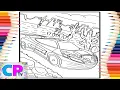 Hot Wheels on Desert Coloring Heaven - Safe And Sound NCS Release