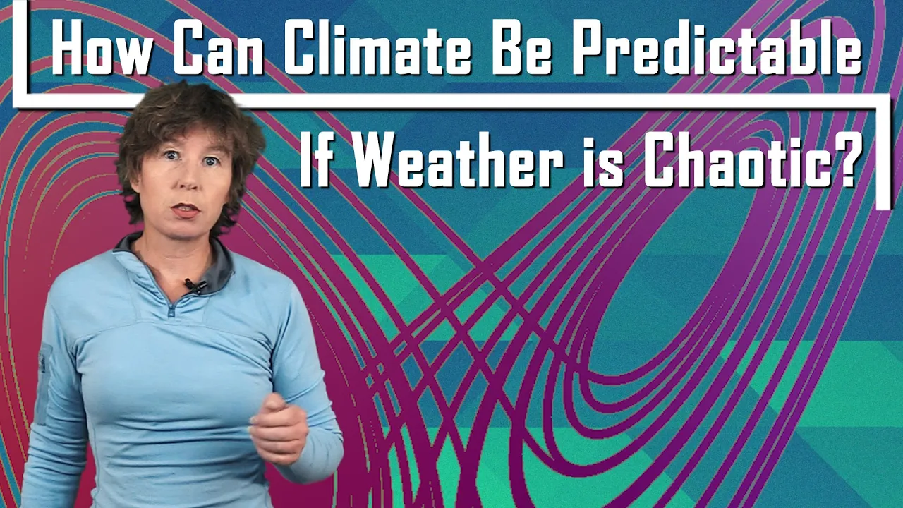 How can climate be predictable if weather is chaotic?