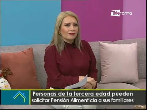 Personas de la tercera edad pueden solicitar pensión alimenticia a sus familiares