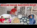 BELAJAR MASAK NASI PORSI BESAR UNTUK SLAMETAN‼️KEDATANGAN MB' KIP KASIH REJEKI DAN SEKALIAN BANTU\