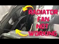 Chevrolet radiator fans not working