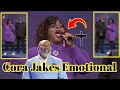 bishop td jakes s beloved daughter cora jakes gets emotional try not to cry