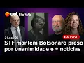 Lagu Bolsonaro preso: Moraes e Dino votam para manter preventiva; aliados buscam reação e + notícias