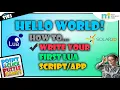 LUA SCRIPT TUTORIAL for BEGINNERS How to write your first Hello World mobile app in Solar2D 2020