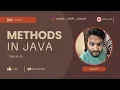 Core Java Methods Explained Void Return Types in 50 minutes