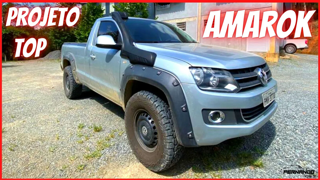 PROJETO TOP VW AMAROK CS, LIFT, ESPAÇADOR, PNEU, ALARGADOR, SNORKEL