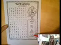 Thanksgiving Word Search