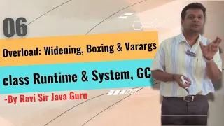 06 - Overload with Widening Boxing Varargs class Runtime System GC Array of User Defined Data