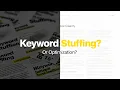 Keyword Stuffing vs Optimization What Modern SEO Actually Rewards