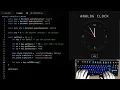 ASMR Coding Analog Clock No Talking
