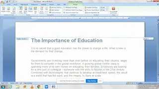 Session 2 Part 2 Managing header footer