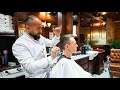 This Classic Barbershop Delivered An Elegant Slickback Haircut Barberia de San Pedro