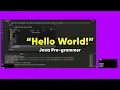 ASMR First Hello World Java Program No Talking